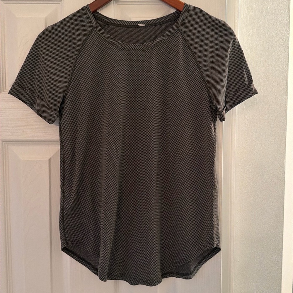 Lululemon vintage shirt. One of a kind. Dark greenish grey